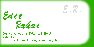 edit rakai business card